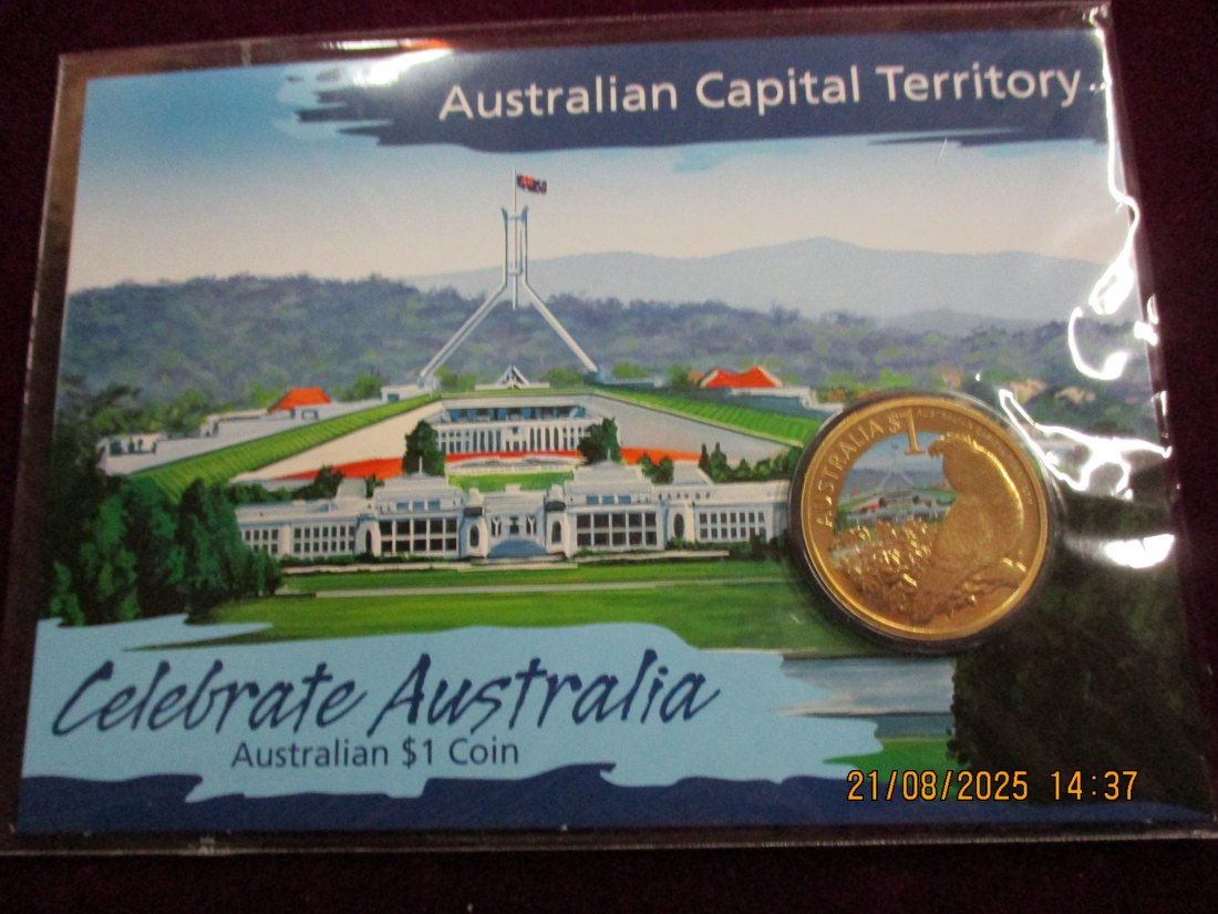  1 Dollar Australien Capital Territory siehe Foto Gewicht: 13,8g   