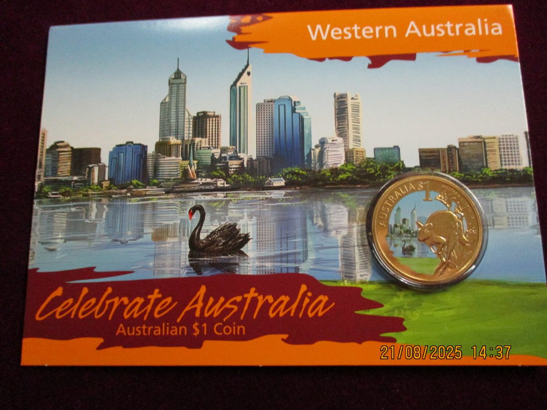  1 Dollar Australien Western siehe Foto Gewicht: 13,8g   
