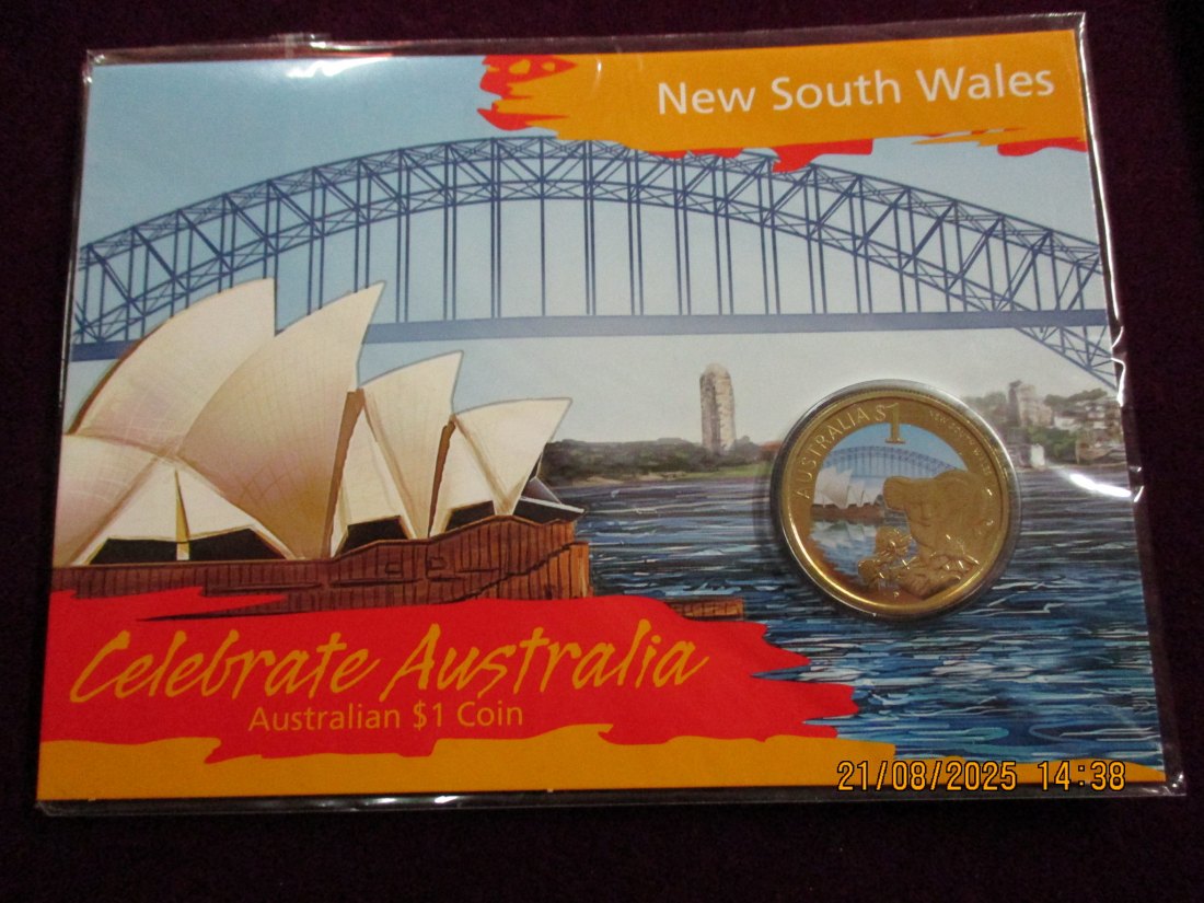  1 Dollar Australien New South Wales siehe Foto Gewicht: 13,8g   