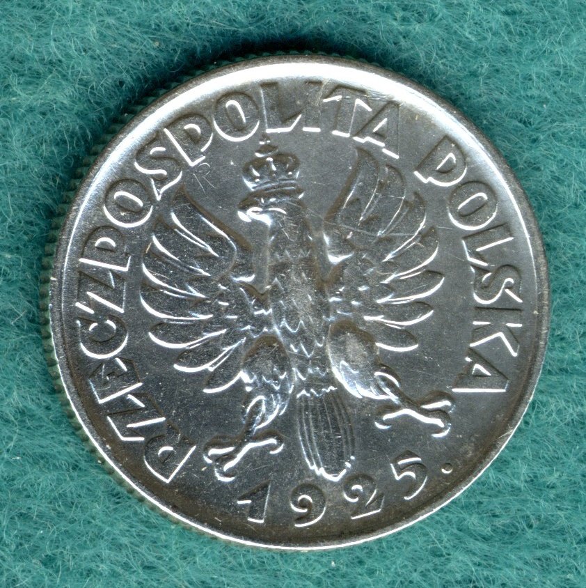  Polen - 1 Zloty 1925 (London) - Silber   