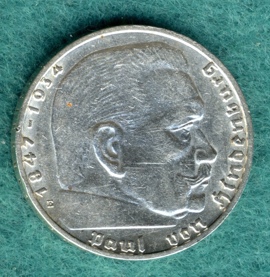  J.366 Drittes Reich - 2 Reichsmark 1939 E   