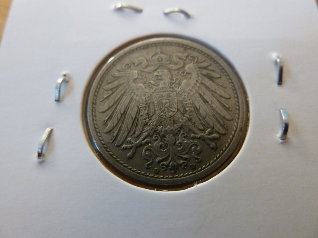  Kaiserreich 10 Pfennig 1914 -D- Jaeger 13. Vorzüglich   