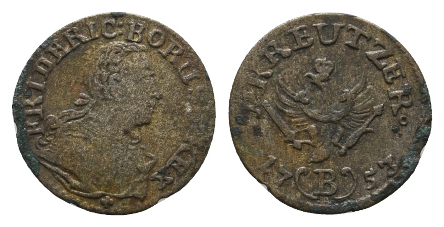  Altdeutschland; Kleinmünze 1753   