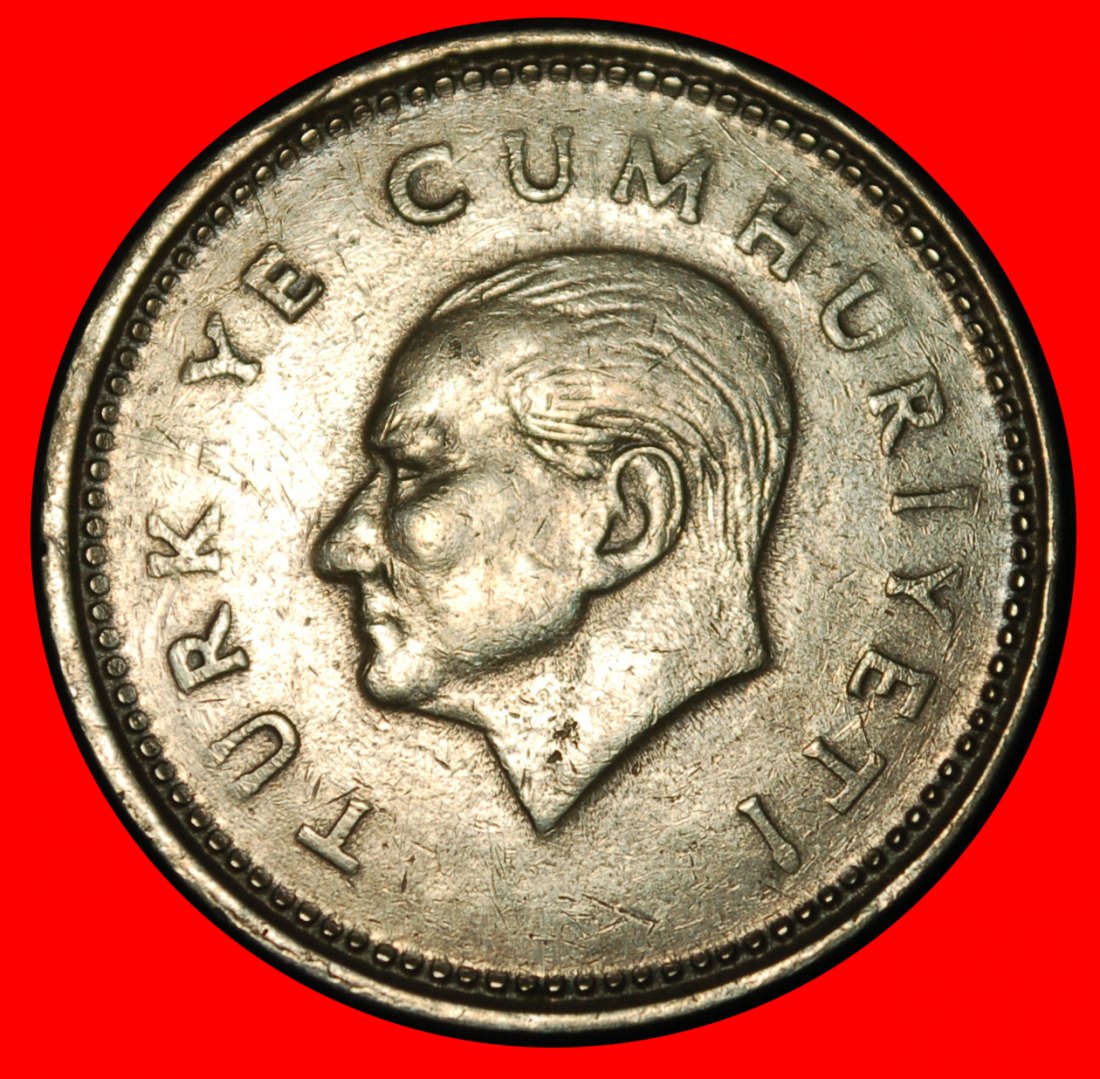  Ⰶ ATATURK (1923-1938): TURKEY ★ 2500 LIRAS 1992 ERROR! TYPE 1991-1998!★LOW START★ NO RESERVE!   