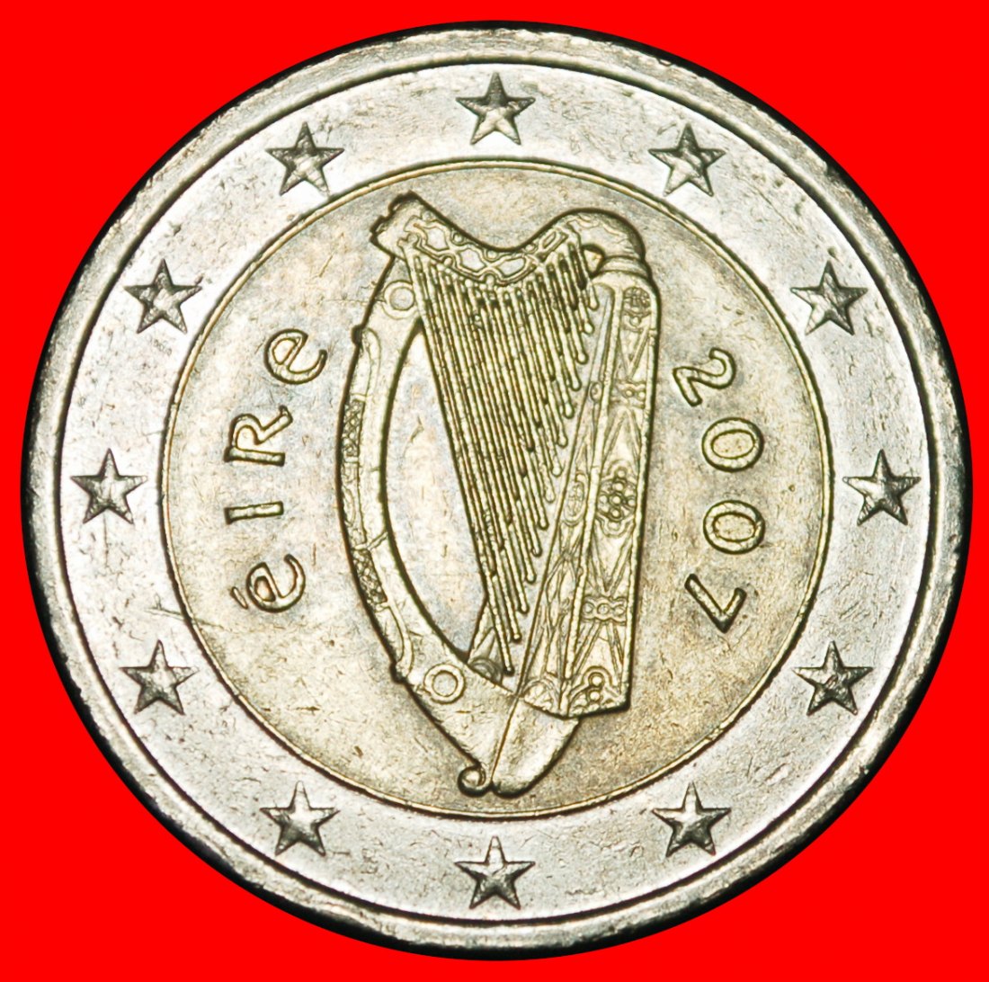 Ⰶ NICHT-PHALLISCHE TYP 2007-2025: IRLAND ★ 2 EURO 2007 KANTE r3!★OHNE VORBEHALT!