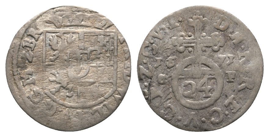  Altdeutschland; Preußen; Kleinmünze 1671   