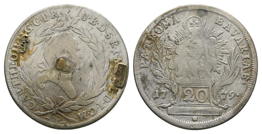  Altdeutschland; Bayern; Kleinmünze 1779   
