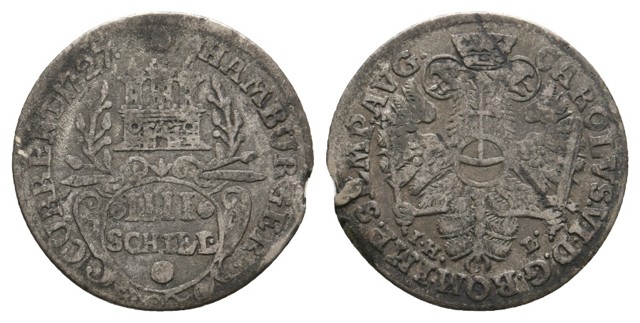  Altdeutschland; Kleinmünze 1727   