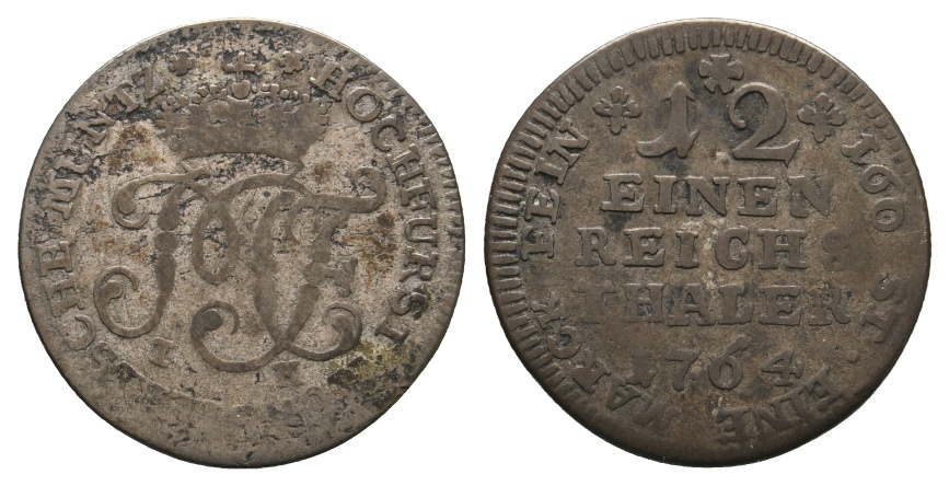  Altdeutschland; Kleinmünze 1764   