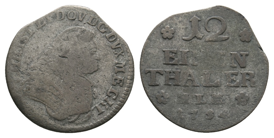  Altdeutschland; Kleinmünze 1754   