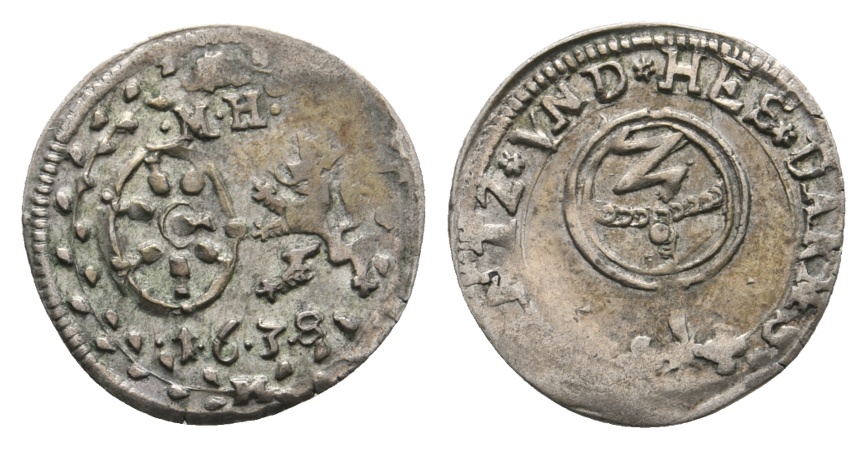  Altdeutschland; Kleinmünze 1638   