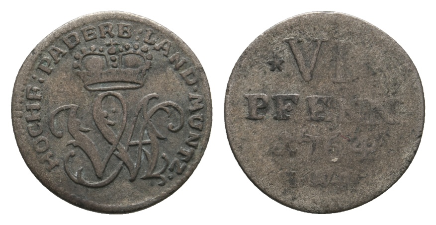  Altdeutschland; Kleinmünze 1764   