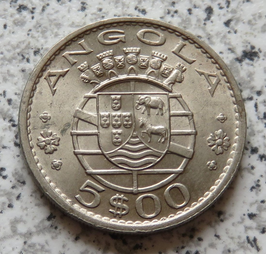  Angola 5 Escudos 1972   