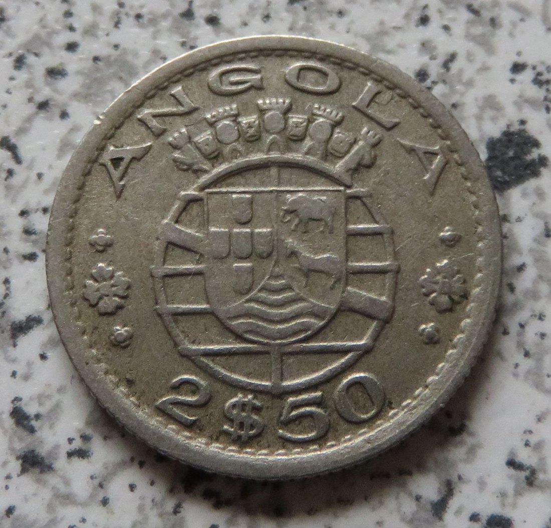  Angola 2,5 Escudos 1953   