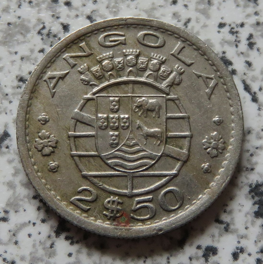  Angola 2,5 Escudos 1968   