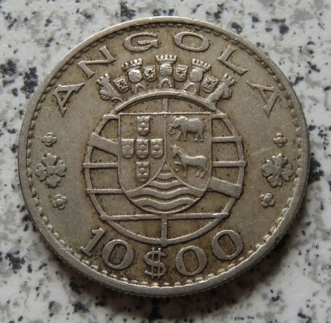  Angola 10 Escudos 1969   