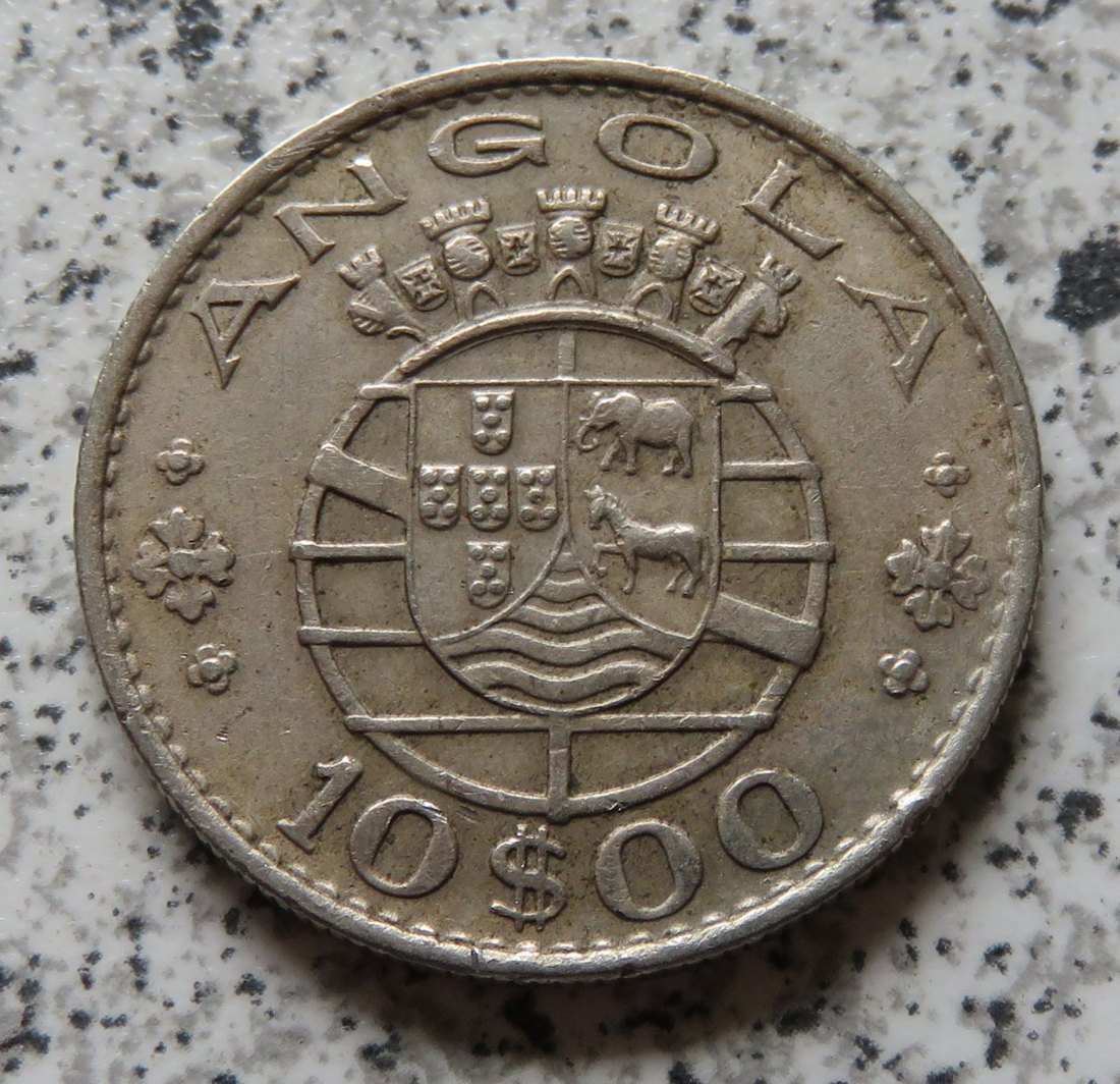  Angola 10 Escudos 1970   