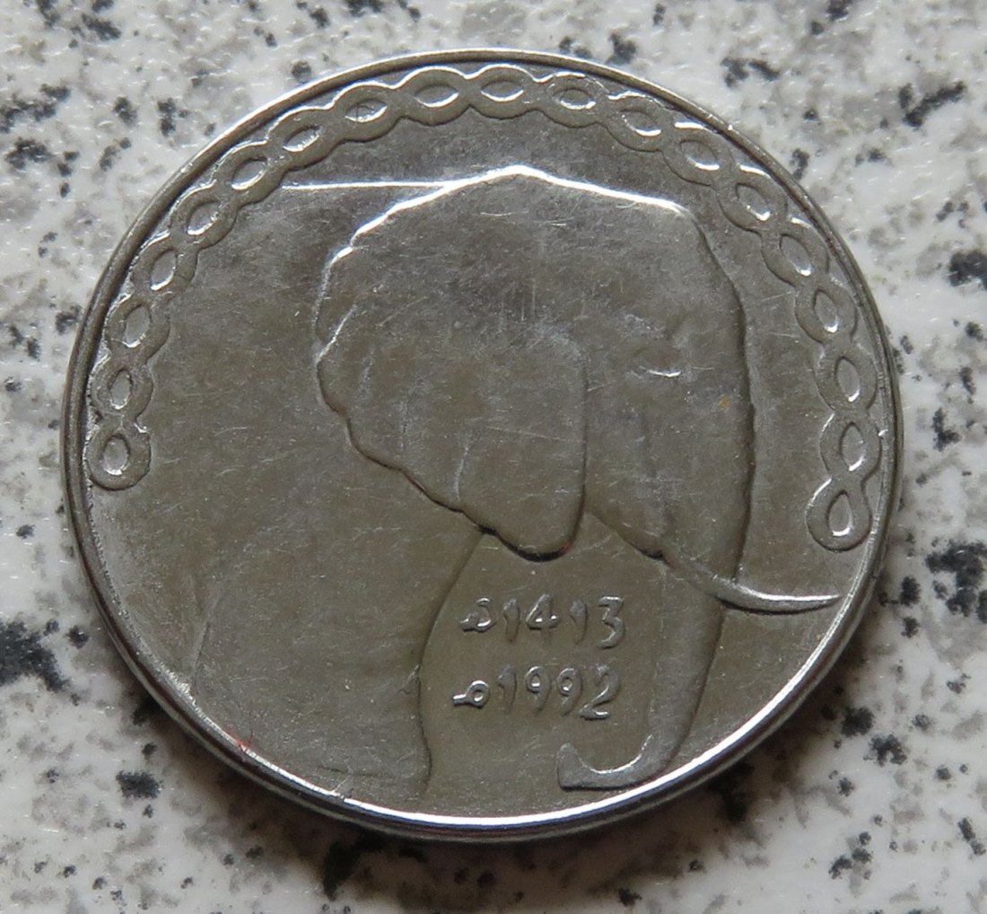  Algerien 5 Dinars 1992   