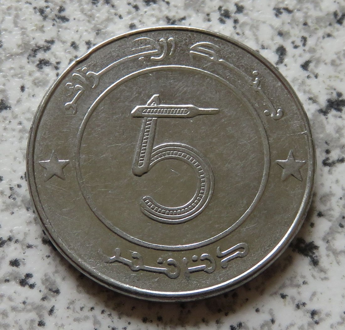  Algerien 5 Dinars 1992   
