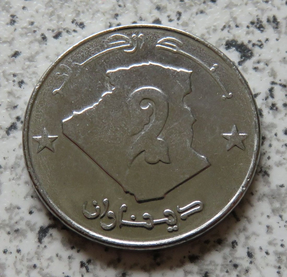 Algerien 2 Dinars 1992   