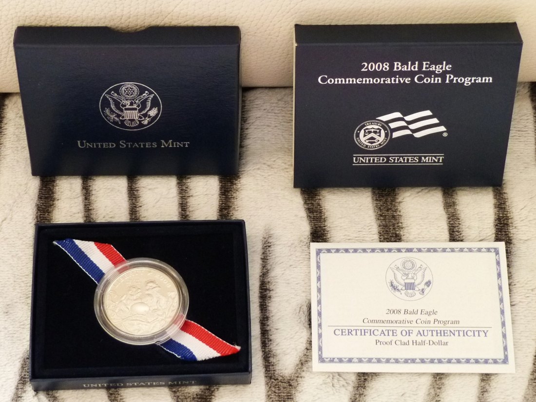 USA * 2008 Bald Eagle * Half Dollar * Proof * sehr selten in OVP!