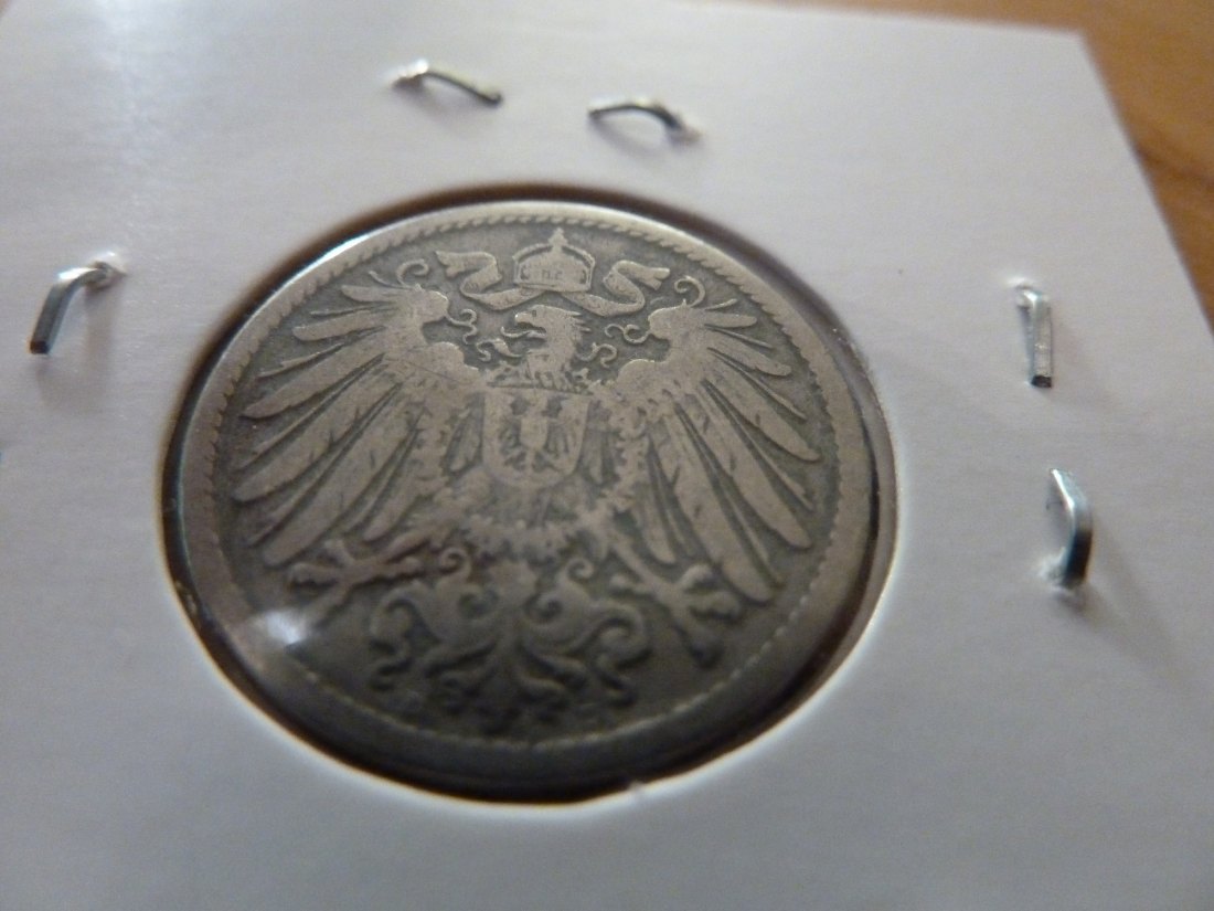  Kaiserreich 10 Pfennig 1896 -D- Jaeger 13. ss   