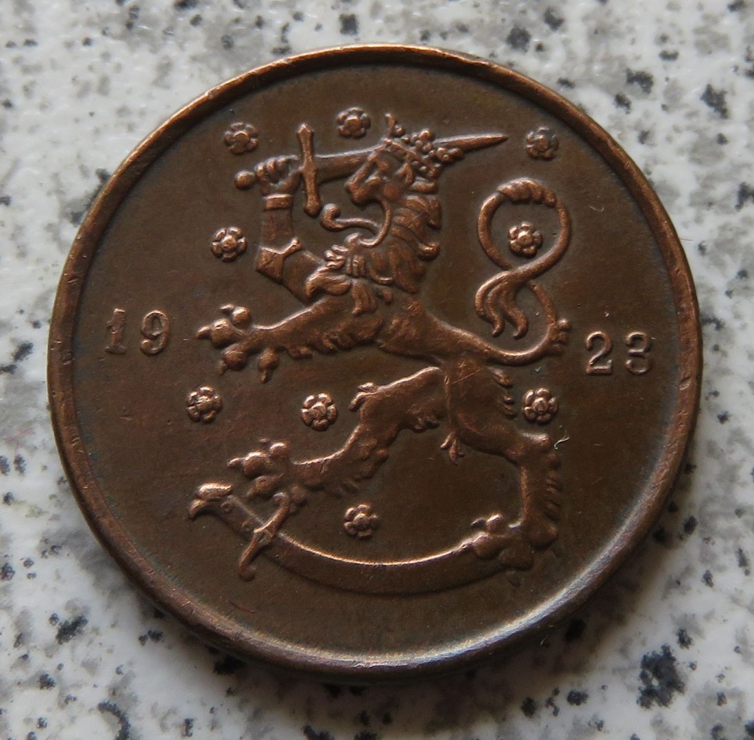  Finnland 10 Penniä 1923   