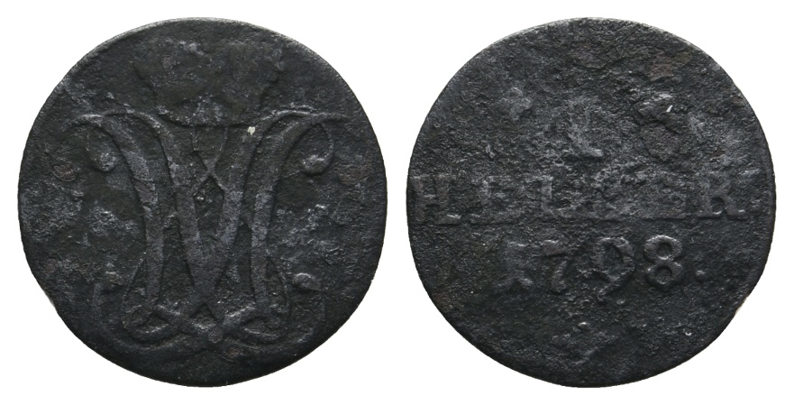 Altdeutschland; Hessen; Kleinmünze 1798   