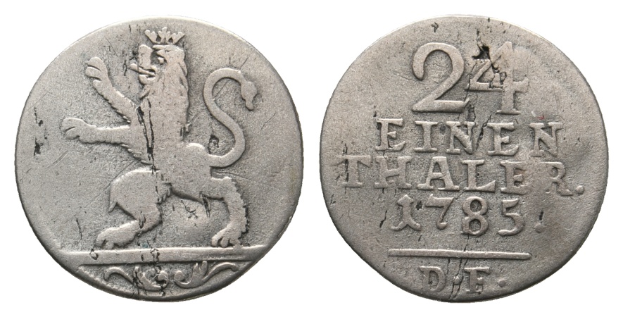  Altdeutschland; Hessen; Kleinmünze 1785   