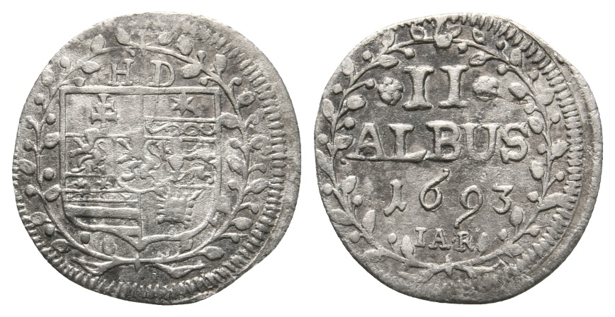  Altdeutschland; Kleinmünze 1693   