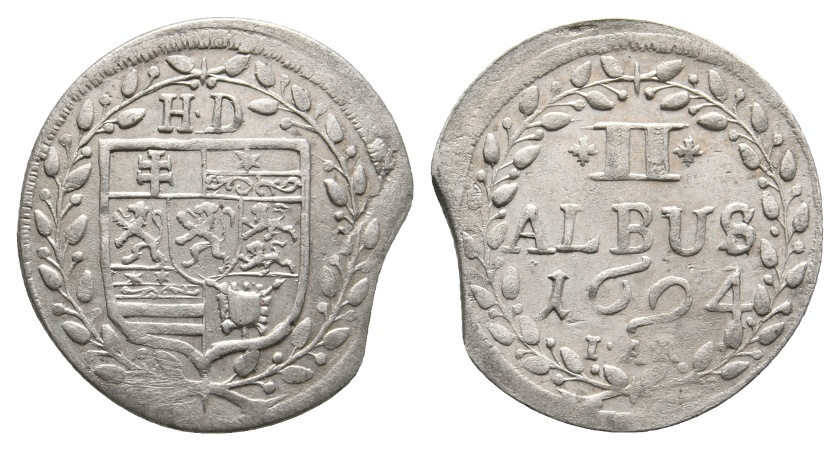  Altdeutschland; Hessen; Kleinmünze 1694   