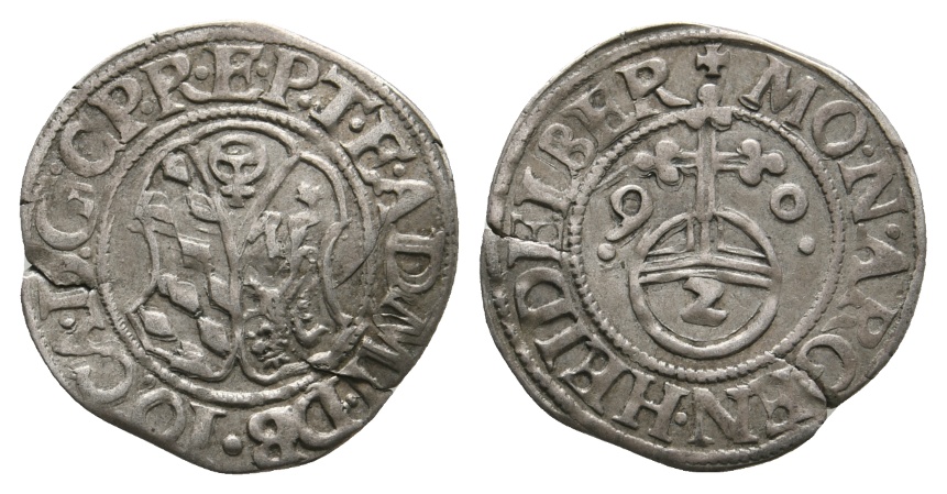  Altdeutschland; Pfalz; Kleinmünze 1590   