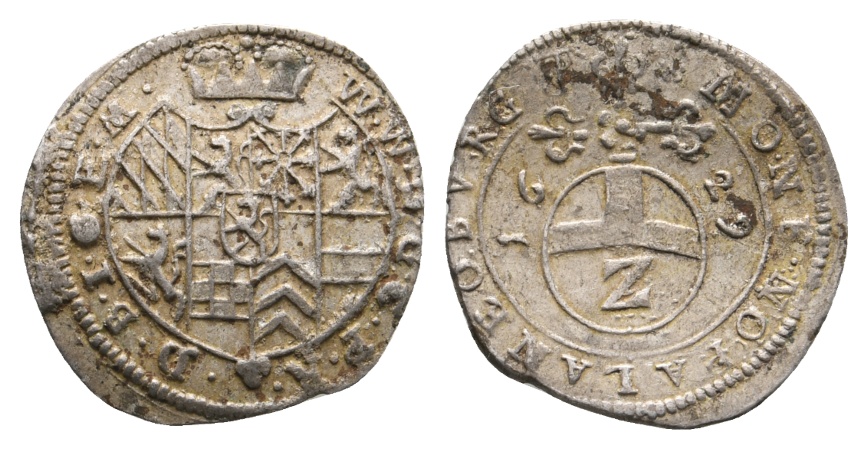  Altdeutschland; Pfalz; Kleinmünze 1629   