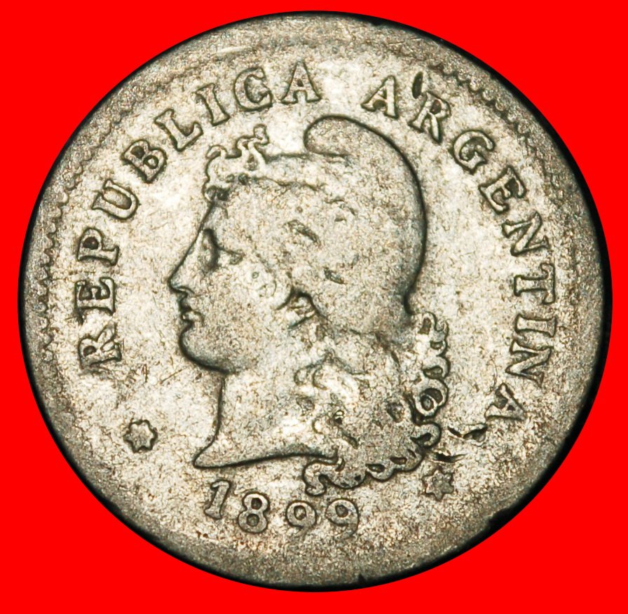  Ⰶ STARS of DAVID (1896-1942): ARGENTINA ★ 10 CENTAVOS 1899! ★LOW START ★ NO RESERVE!   