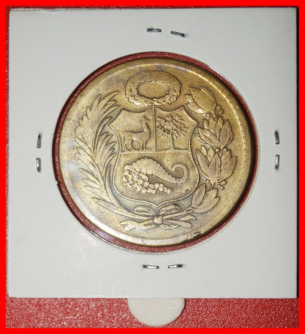  Ⰶ USA (1943-1965): PERU ★ SOL DE ORO 1944 CORNUCOPIA! IN HOLDER!★LOW START ★ NO RESERVE!   