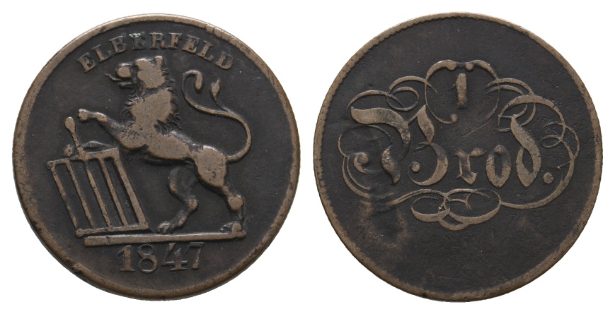  Altdeutschland; Kleinmünze 1847   