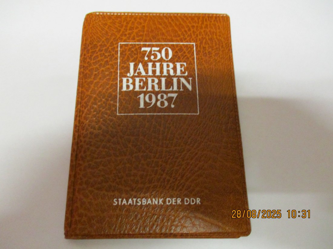  4 x 5 Mark DDR 1987 - 750 Jahre Berlin 93g   