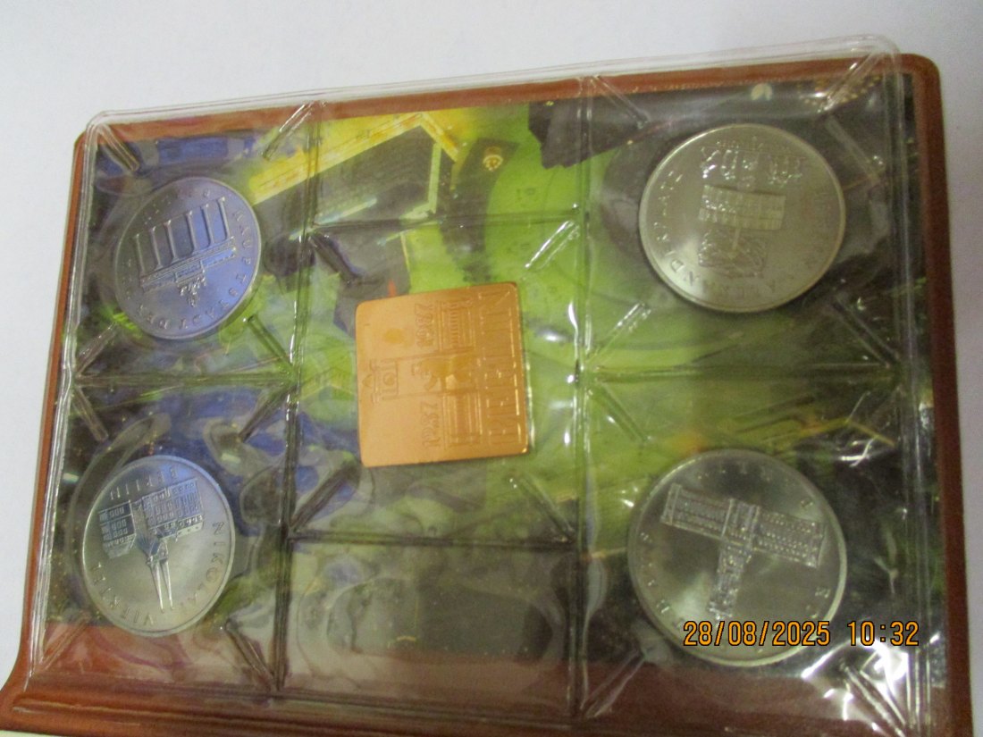  4 x 5 Mark DDR 1987 - 750 Jahre Berlin 93g   