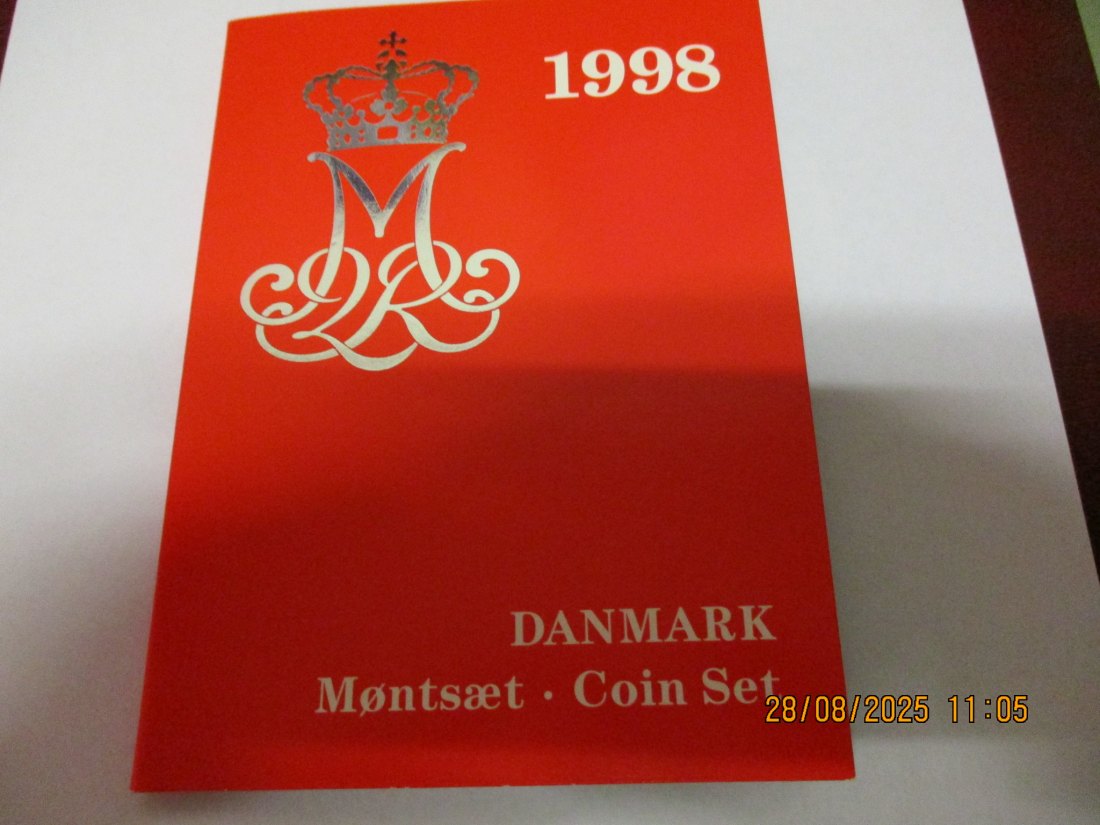  Coin Set Danmark 1998 Gewicht: 71g   