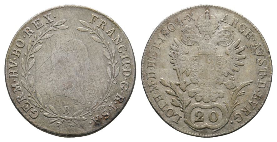  Altdeutschland; Kleinmünze 1804   