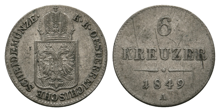  Altdeutschland; Kleinmünze 1849   