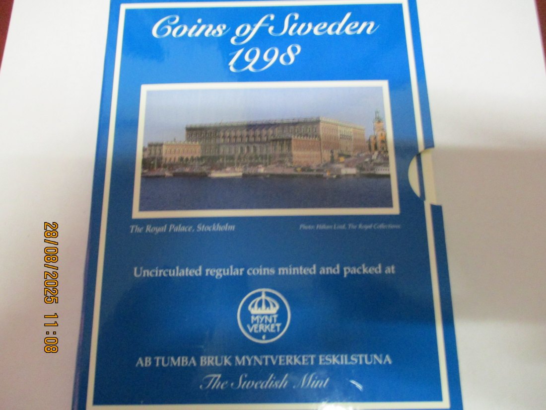  Coin Set Schweden 1998 Gewicht: 78g   