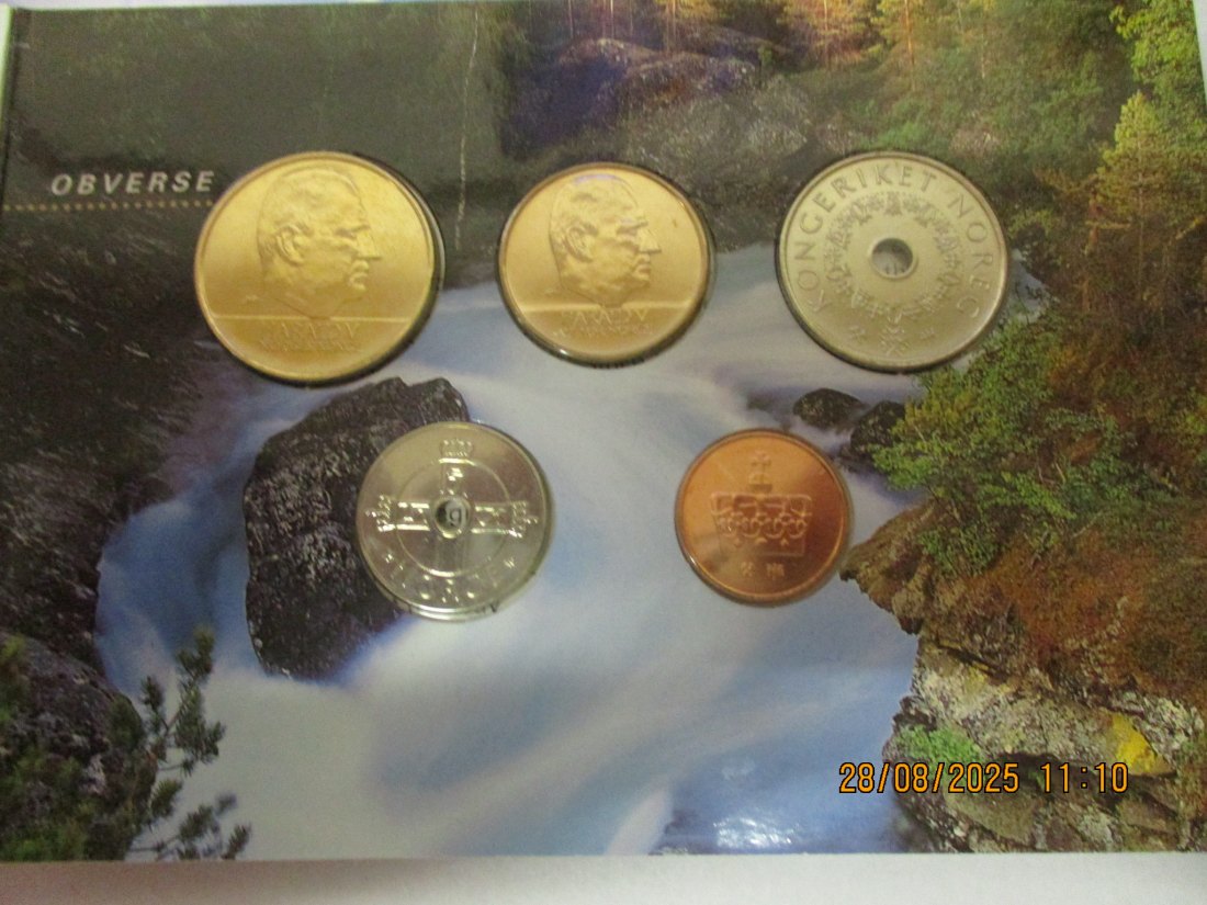  Coin Set Norwegen 1998 Gewicht: 67g   