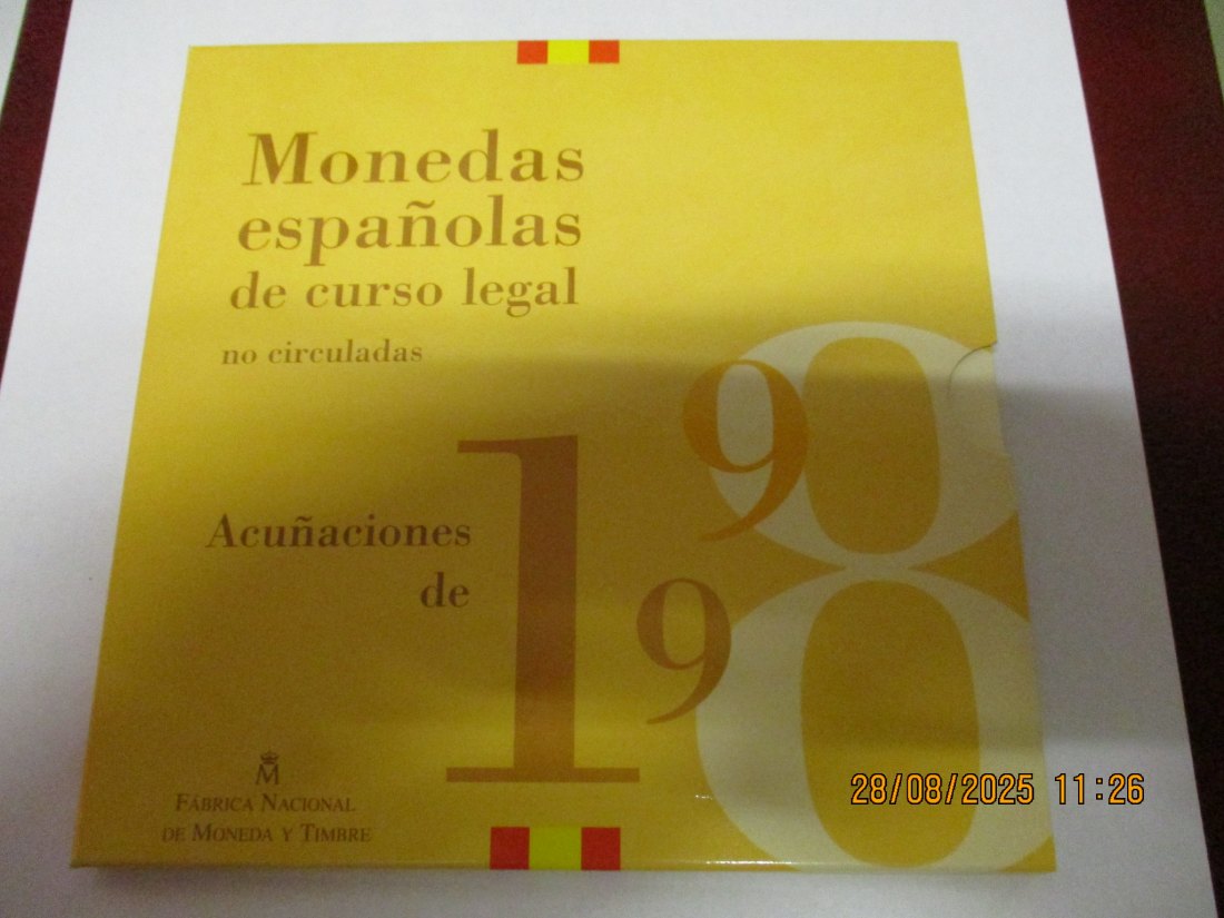  Coin Set Spanien 1998 Gewicht: 120g   