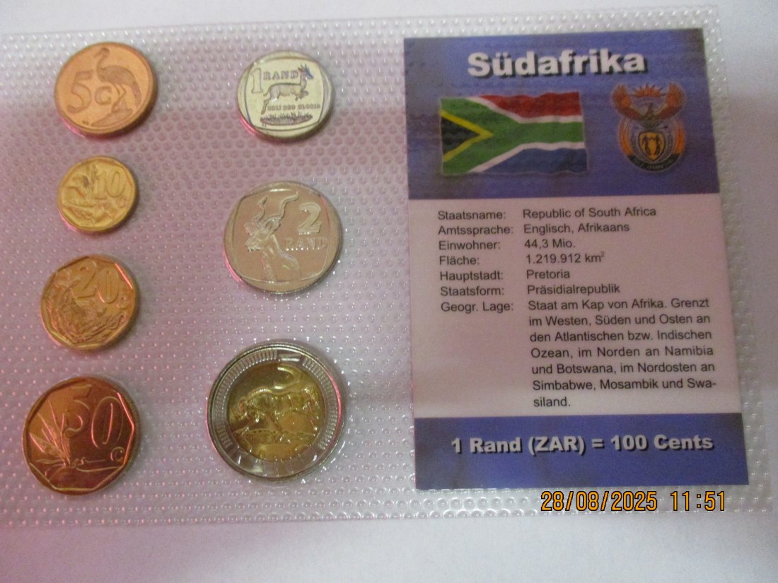  Kursmünzen Südafrika siehe Foto Gewicht: Ca- 40g/- 1   