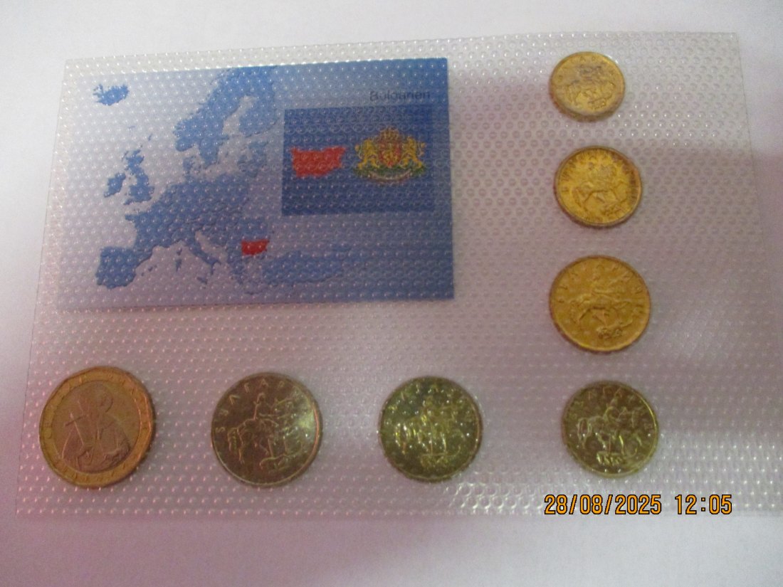  Kursmünzen Bulgarien siehe Foto Gewicht: Ca- 33g/- 1   