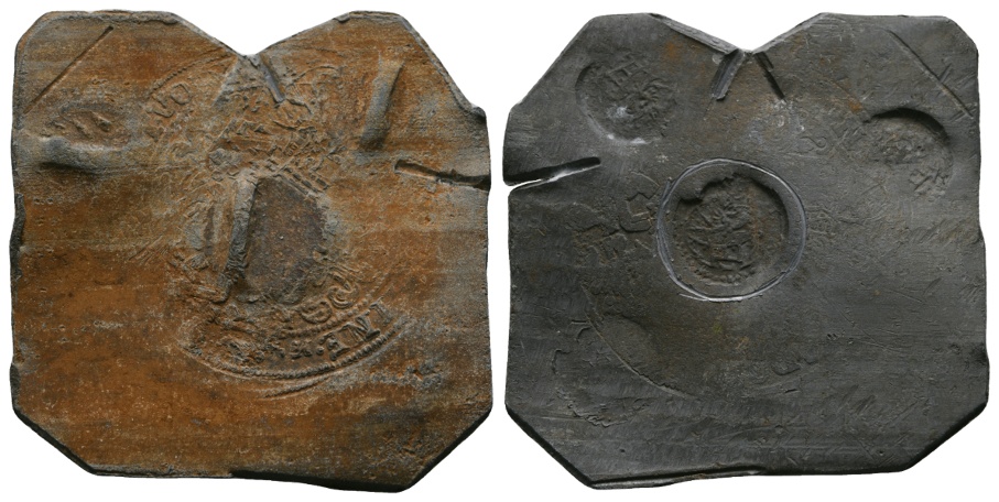  Altdeutschland; Bleiabschlag vom Taler 1570 oder 1573; 41,82 g; H 55,65 mmm x B 55,18 mm,beschnitten   