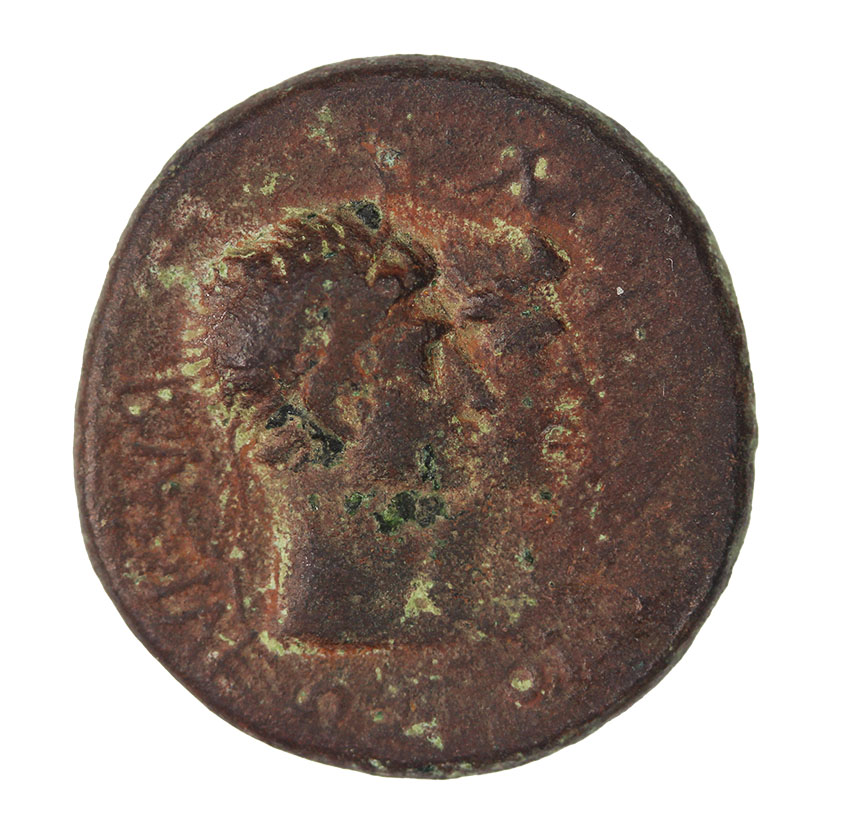 Augustus and Rhoemetalces I.and Pythodoris 11BC-12AD,AE 23,8,49g.