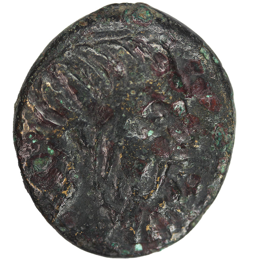  Seuthes III.,King of Thrace,Head of Zeus, ca.324 BC,AE18,5,71g.   
