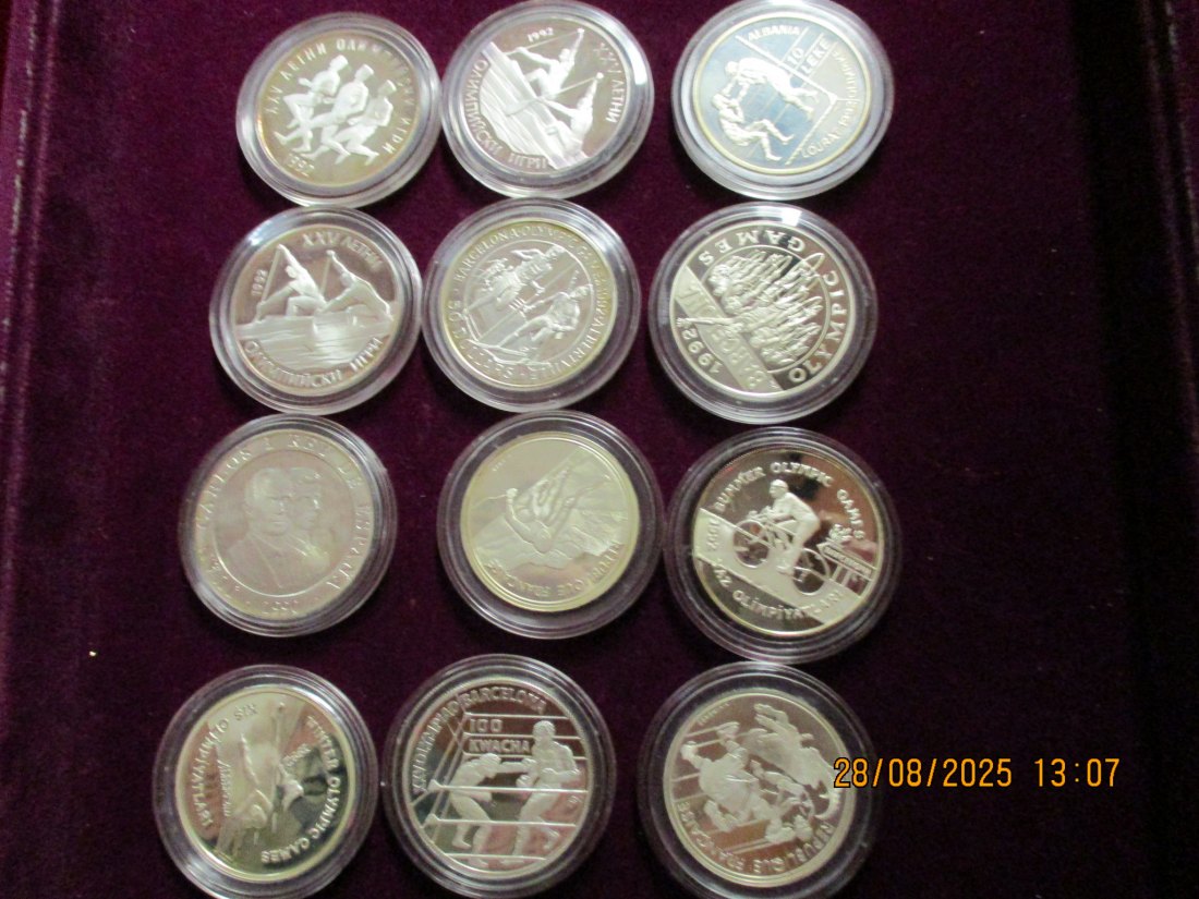  Lot - Sammlung Münzen 925er Silber Ca: 307 Gramm RAU /2   